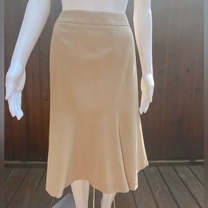 MaxMara light tan skirt